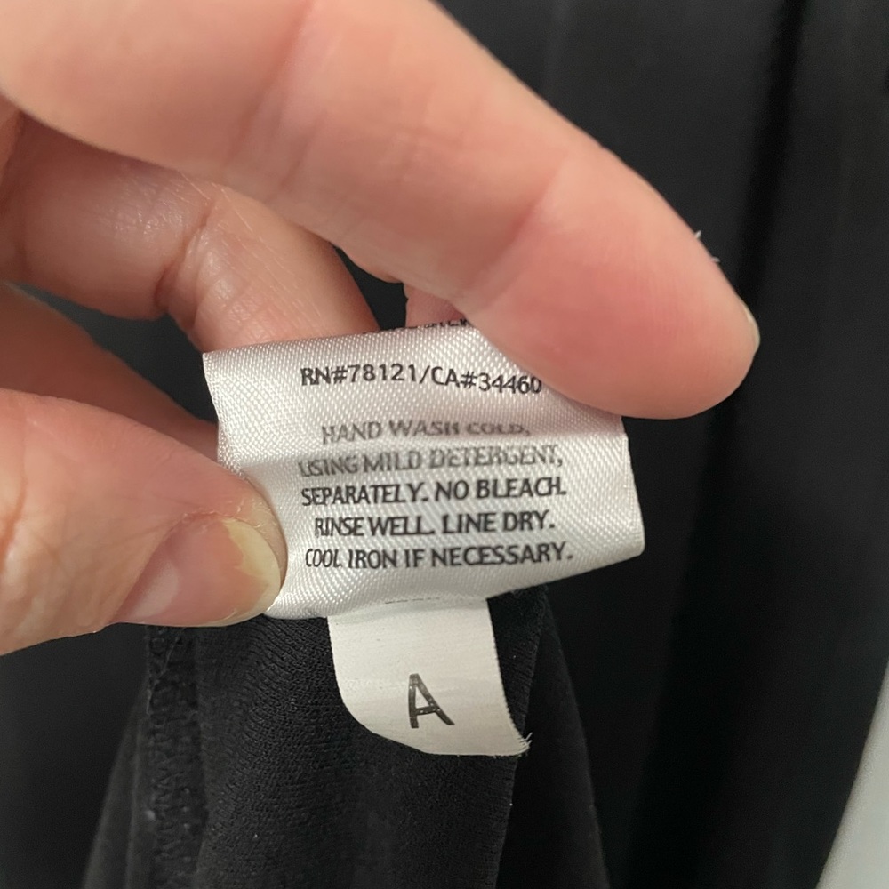 Eileen Fisher Black Everyday Silk Tunic - Picture 8 of 8